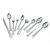 Import Stainless Steel  Flatware Set Salad Fork and Spoon Service Tableware Cutlery from China