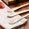 Stainless steel knife fork spoon and tea spoon flatware set cutlery set stainless steel wedding silverware