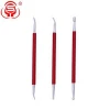 Stainless Steel Leather Clay Crimping Pen 3-piece Packed Practical Sculpture Pottery Tools for Clay Crimping