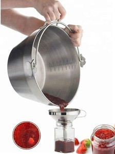 Stainless Steel Maslin Jam Pan, Dishwasher Safe, Pouring Spout
