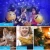 Import Starry Lights LED Projector Star Moon Night Light Sky Rotating Battery Operated Bedroom Nightlight Lamp from China