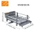Import Storage dish plate drain rack kitchen bowl dryer drying aluminum alloy dish with tray racks dishes shelf drainage rack from China
