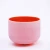 Import Success Factory quartz Bowl  8inch C note Chakra set Red colored Frosted crystal singing bowl wholesale from China