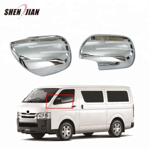 Suitable hiace accessories  chrome side mirror cover for hiace 2012 2014
