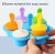 Import Summer 7 Cavity Ice Pop Molds Silicone Cooling Popsicle Mold BPA Free Ice Lolly Moulds Ice Cream Sticks Mold from China