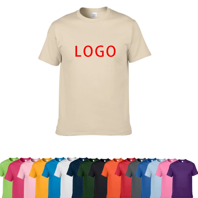 Summer Custom Printing 100% Cotton T-Shirt Personalize Soft Blank T Shirt