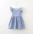 Import Summer short sleeve kids dress plaid bow knots girls dresses 2021 from China