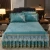 Import Sunny Textile Wholesale Winter Crystal Fleece Bed Skirt Quilted Bedspread from China