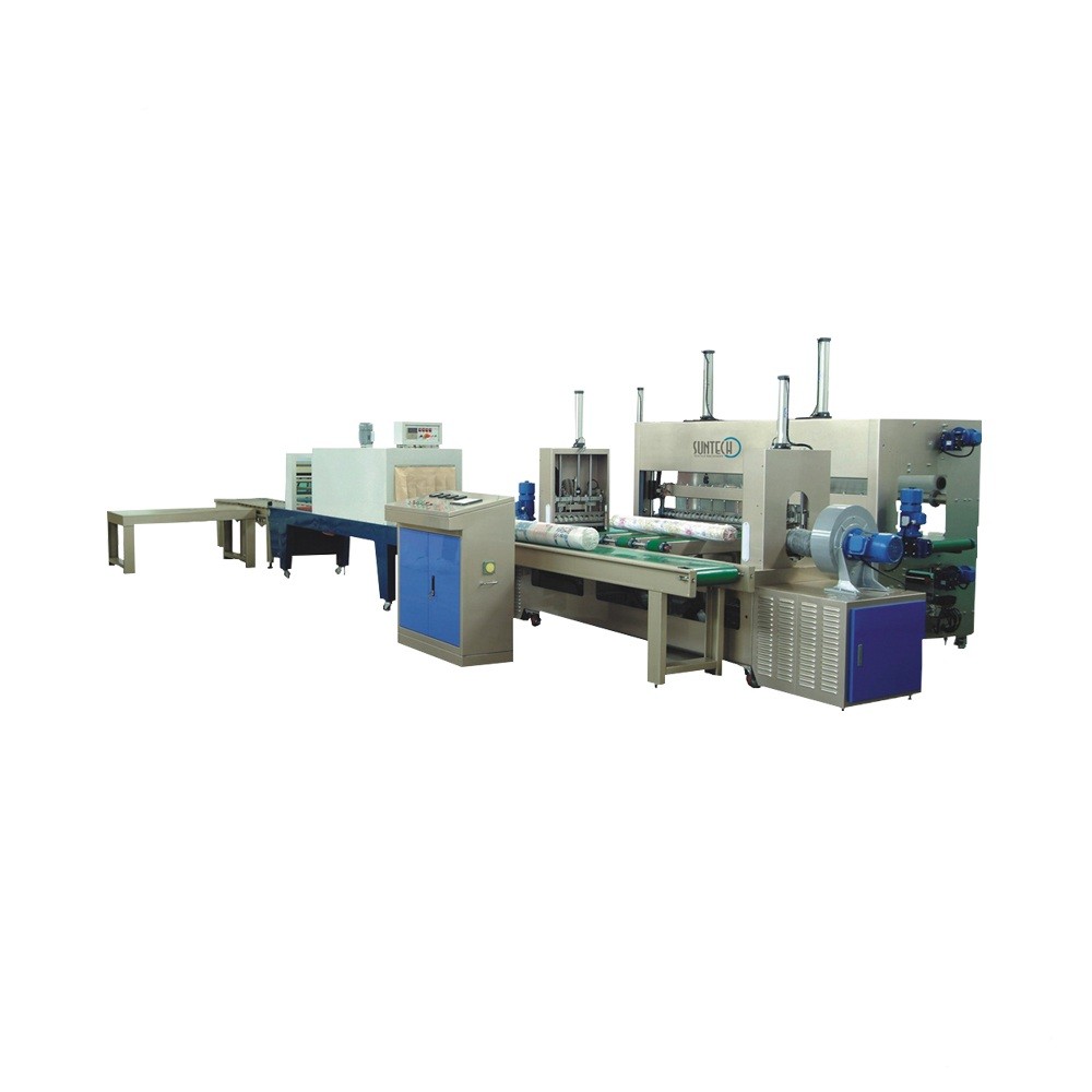 SUNTECH Automatic Cloth Textile Fabric Vacuum Roll Packing Machine Price