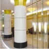 super white modern indoor decorative pillar