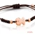 Import Sweet Fashion 925 Silver Spanish Classic Bear Rose Gold Sweet Doll Adjustable Hand Strap Women Fashion Jewelry Bracelet from China