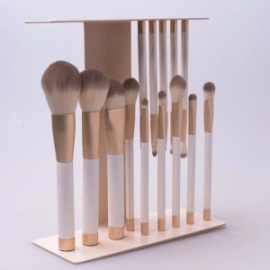 Synthetic Hair 14PCS Magnetic Cosmetic Brush Makeup Brush Set with Paper Box