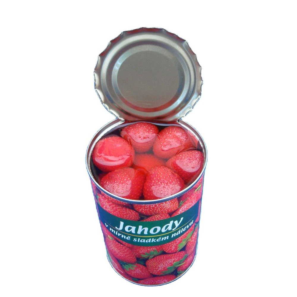 syrup fruits and vegetables tin can food supplier canned strawberry