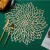 Import Tabletex  Flower hollow gold and silver placemat PVC table mat A set of 6 pieces from China
