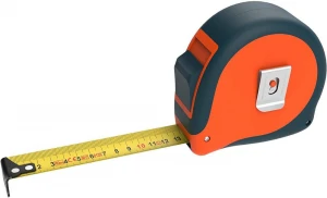 Tape Measure 10 Metre - Robust Large Measuring Tape Metric, Riveted, with Metal Belt Holder and Retractable Measure Tape