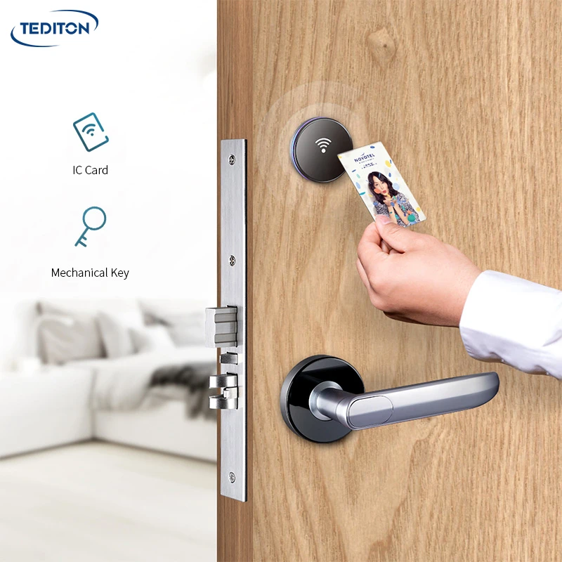 Tediton Luxury RFID Smart Card Keyless Hotel Door Lock