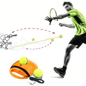 Tennis Trainer Self-study Rebound Ball with Baseboard Sport Sparring Device