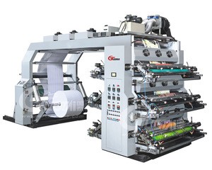 The Factory Price Of 6 Colour High Speed Plastic Film Flexographic Printing Machine