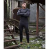 Three color optional outdoor sports men&#39;s thermal underwear set combat hunting tactical thermal underwear