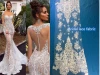 Top end white lace latest tulle embroidery lace fabric for sewing wedding