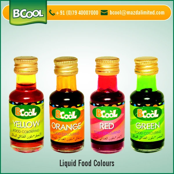 Top Listed Manufacturer of Premium Quality Liquid Food Coloring Agent for Global Sale