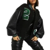 Top Quality Women Varsity Lettermen Jacket With Full Sleeves Best Baseball wool body leather sleeves varsity Jacket