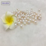 Top range Wholesale Perfect Round Blemish 9-10mm Natural Freshwater Loose Pearl round freshwater pearls