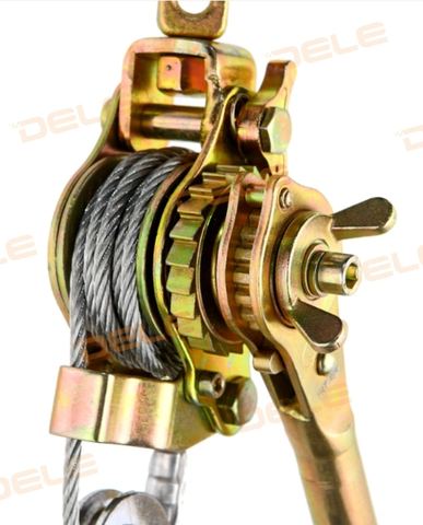 Buy Top Sale 1ton Lever Wire Rope Hoist Hand Puller Ratchet Wire Rope ...