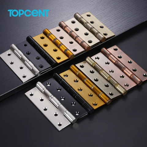 Topcent Folding 360 180 Degree 304 Stainless Steel Round Corner Hardware Accessory Furniture Door Hinge