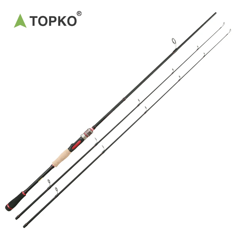 Topko Carbon Fiber Spinning Carp Fishing Rod Lure Telescopic Fly Fishing Rod