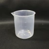 Transparent 500ml laboratory PP plastic cup beaker without handle