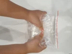 Transparent food grade plastic zip lock bag with eco friendly material