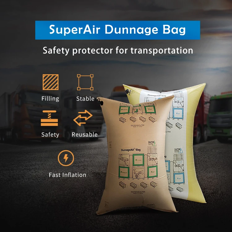 Transparent Inflatable dunnage air bags for using container stuffing