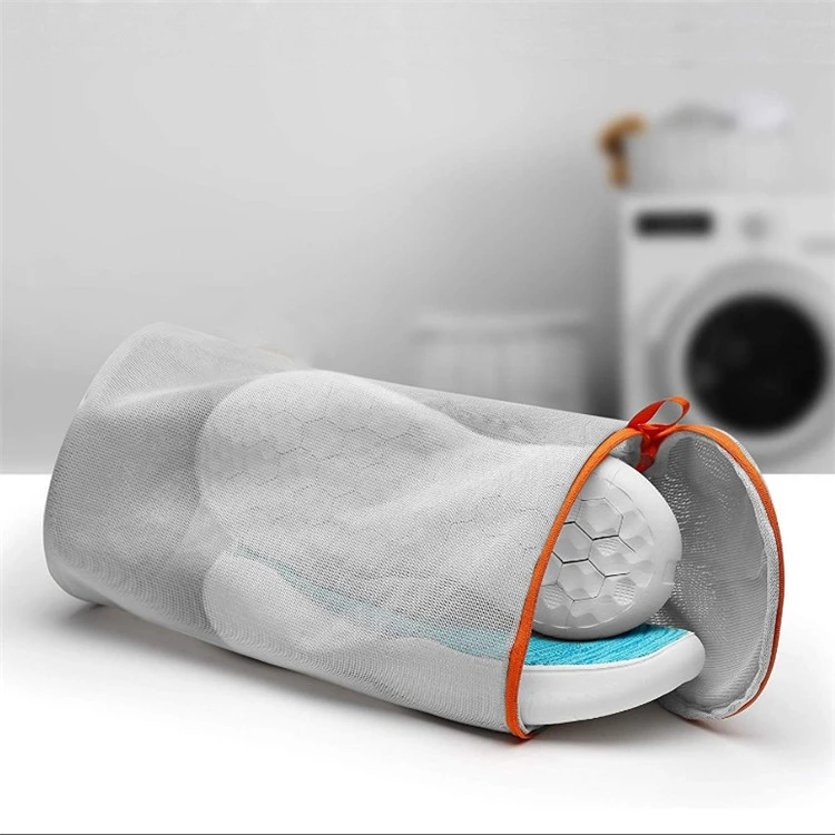 Travel Portable Knitted Sock Shoes Sneaker Mesh Laundry Dryer Bags Shoe Wash Bag For Washing Machine