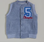 Two front pockets popular windproof knitting vests for kids