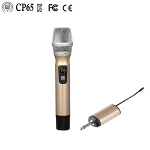 UHF Portable cordless karaoke  Microphone wireless with 6.5mm jack
