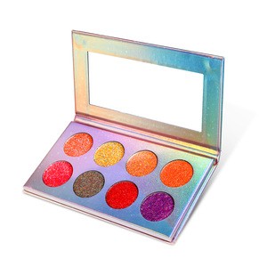 Unbranded Crystal 8 colors Luster Glitter Eyeshadow Powder Pigment Metallic Shiny Holographic Eye Toppers Single Eye Shadow