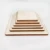 Import Unfinished 4&quot; Wood Square Blank Slices for DIY Crafts from China