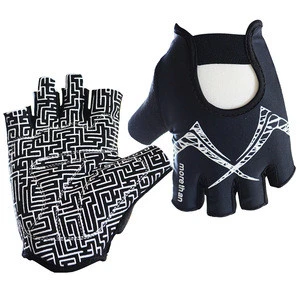 Unisex Half finger Silicone Non Slip Gym Fitness Weightlifting Gloves