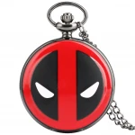 Unisex woman man chain pocket watch non brands antique pocket watches Deadpool pocket watch pendant