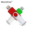 USB 2.0/3.0 custom LOGO Swivel USB Flash Drives 1gb 2gb 4gb 8gb 16GB 32Gb 64GB gift pendrive flash stick 6 colors