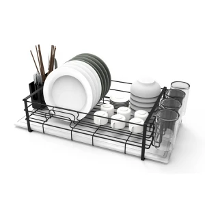 Useful 1 tier removable dish drying holder home dish rack kitchen stand
