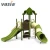 Import Vasia Hot sale Plastic Kids Small Outdoor Playground Equipment Metal Slides with Swing from China