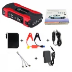 Vehicles Jumper Cable Car Battery Charger Booster Car Jump Starter Portable Power Bank 12v 898000mah