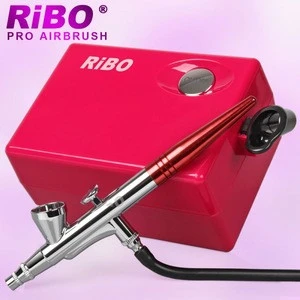 Very good airbrush and compressor for temporary tattoo paint