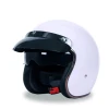 Vintage Four seasons hat unisex half-covered Visor And lens electric bicycle scooter 3/4 half Open face Motorcycle helmet