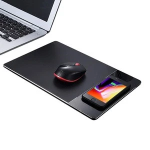 W08  RICOV Qi-Certified PC MousePad Wireless Charger for samsung galaxy note 3
