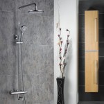 Wall mounted shower set thermostatic shower mixer