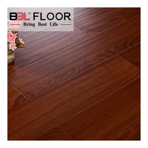 Waterproof wood flooring wood veneer +spc core oak engineered wood flooring
