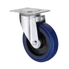 WBD 8 inch elastic rubber industrial casters wheels